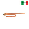 ТЭН Unival для водонагревателя (RCF, 2500W, D48, Без анода, L260) изогнутый Италия